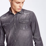 Camicia da uomo Textile Prodotto Vegano
