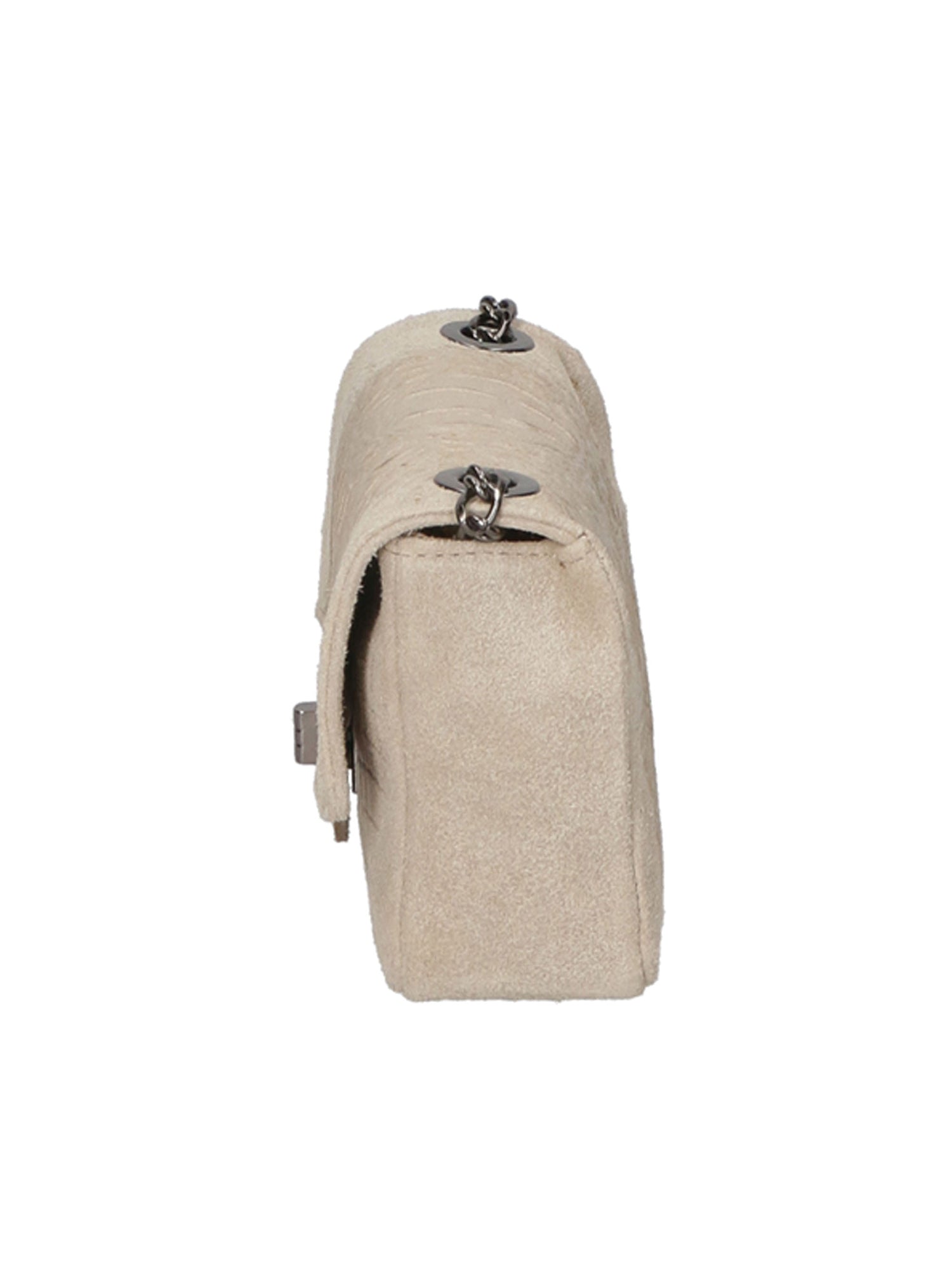 Camilla Borsa a tracolla da donna Pelle scamosciata croco 10029-TAUPE Gave Lux