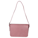 Azzurra Borsa a spalla da donna Vera pelle croco 05699- C73 ROSA ANTICO Gave Lux