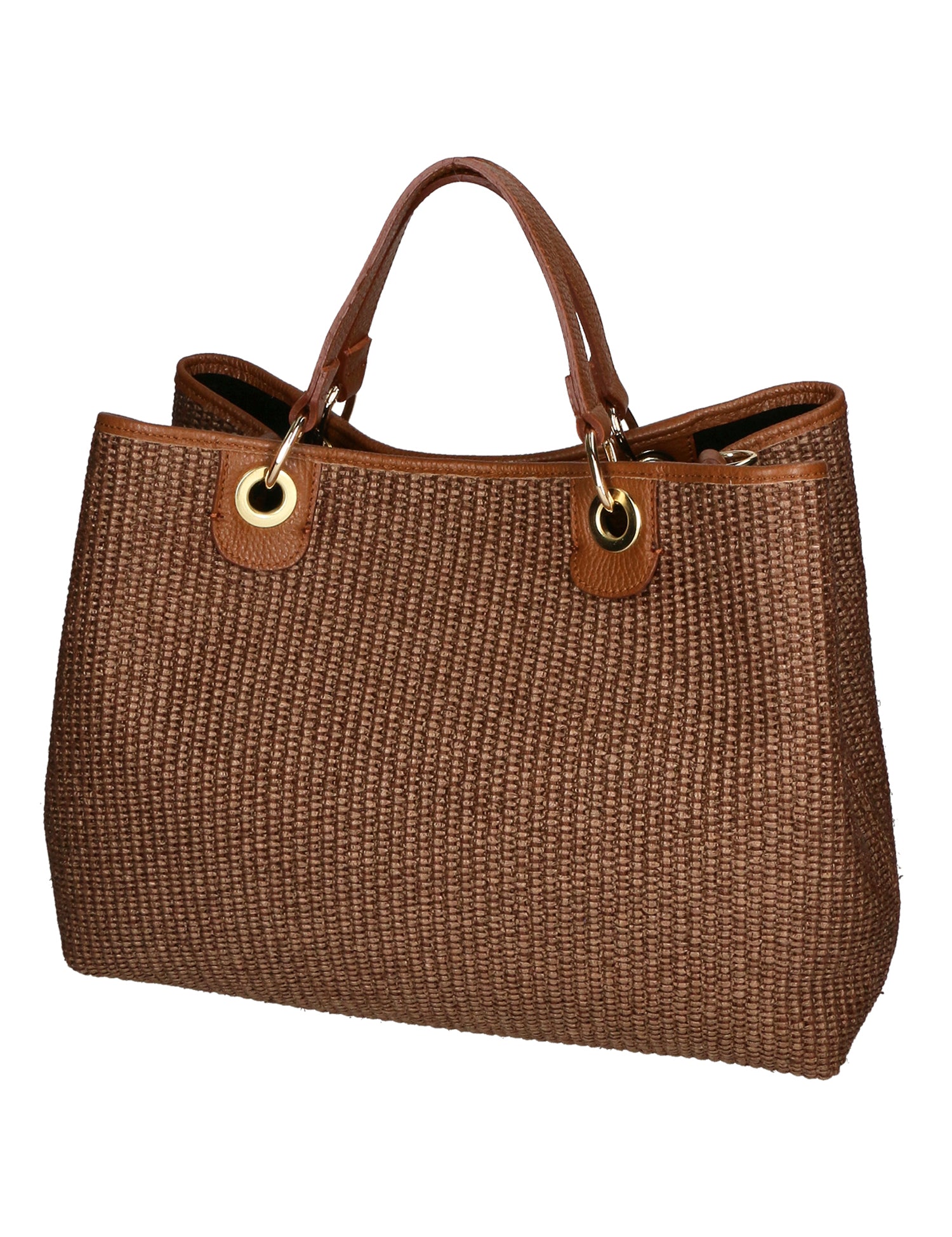 Borsa a mano da donna Paglia & Pelle MYB-05168-SS-25+D19 CUOIO SCURO My Best Bag