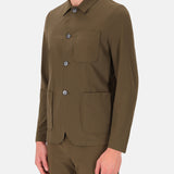 Shirt Jacket Shirt jacket da uomo Textile Prodotto Vegano