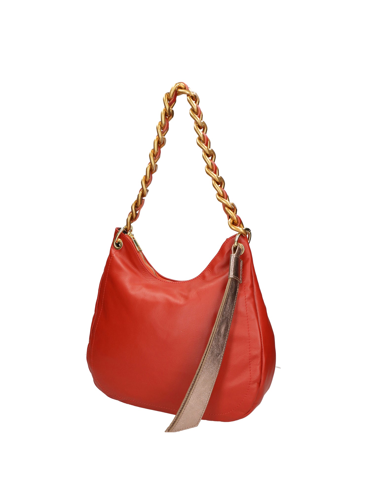 Artemisia Borsa a spalla da donna Vera pelle 05462-S35 PAPAYA L005 BRONZO Gave Lux