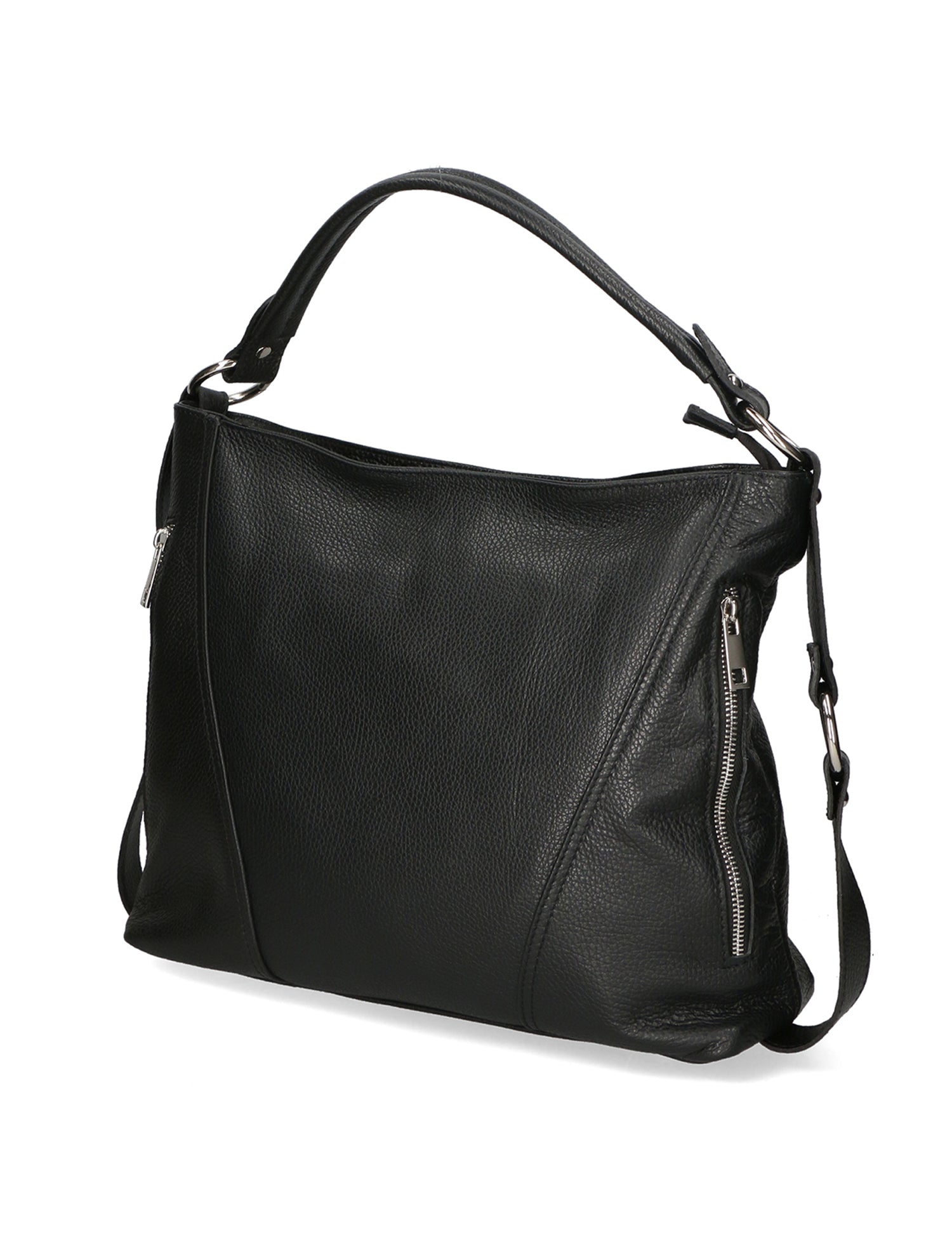 Emily Borsa a spalla da donna Vera pelle 80064-D28 NERO BLACK Gave Lux