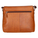 Borsa a tracolla da uomo Vera pelle RFID HILB-3075-CUOIO Hill Burry