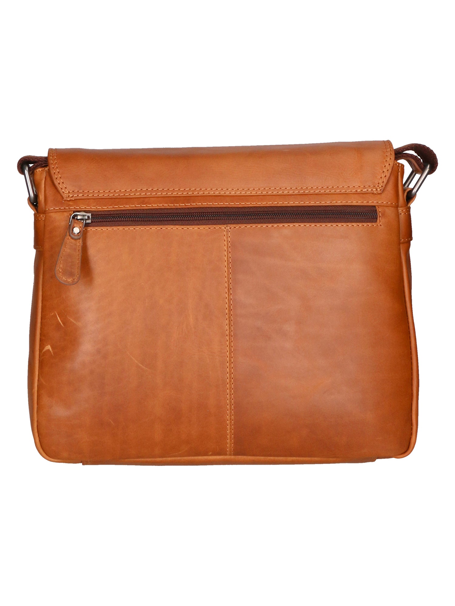Borsa a tracolla da uomo Vera pelle RFID HILB-3075-CUOIO Hill Burry