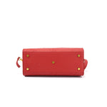 Borsa a mano da donna 100% pelle vegana PU GGB019RED Gabriella G Firenze