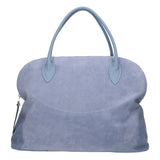 Borsa a mano da donna 100% pelle scamosciata MYB-6014-FW-0722 CARTA ZUCCHERO My Best Bag