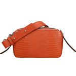 Pina Borsa a tracolla da donna Vera pelle 00637-LU35 MATTONE DARK ORANGE Gave Lux