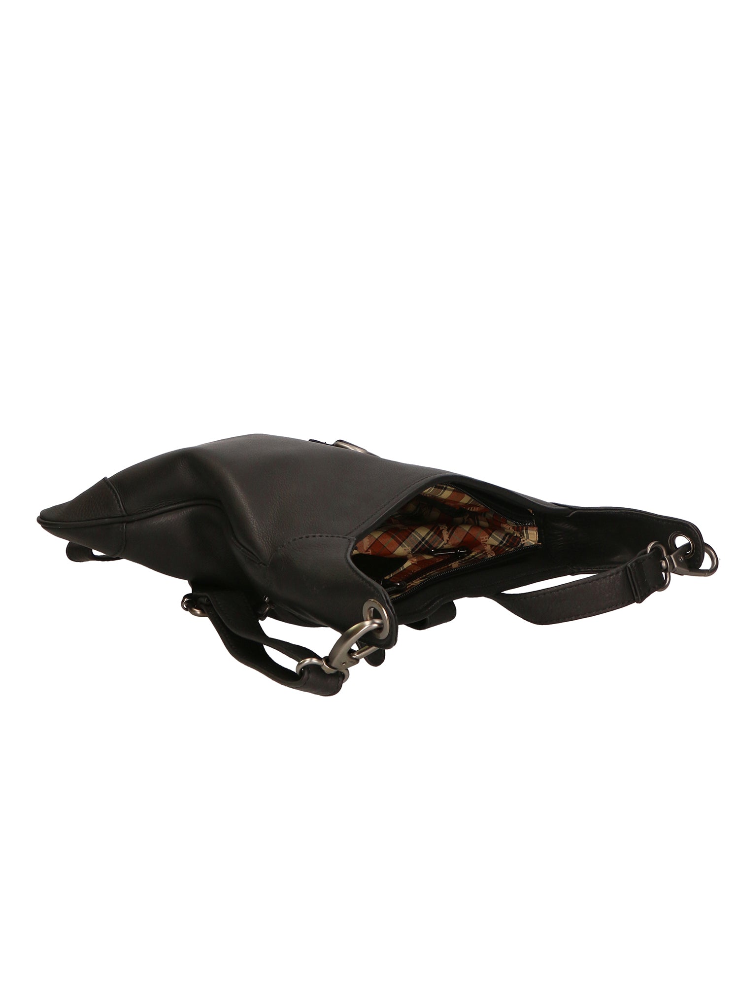 Borsa a tracolla da uomo in vera pelle RFID HILB-6169-NERO Hill Burry