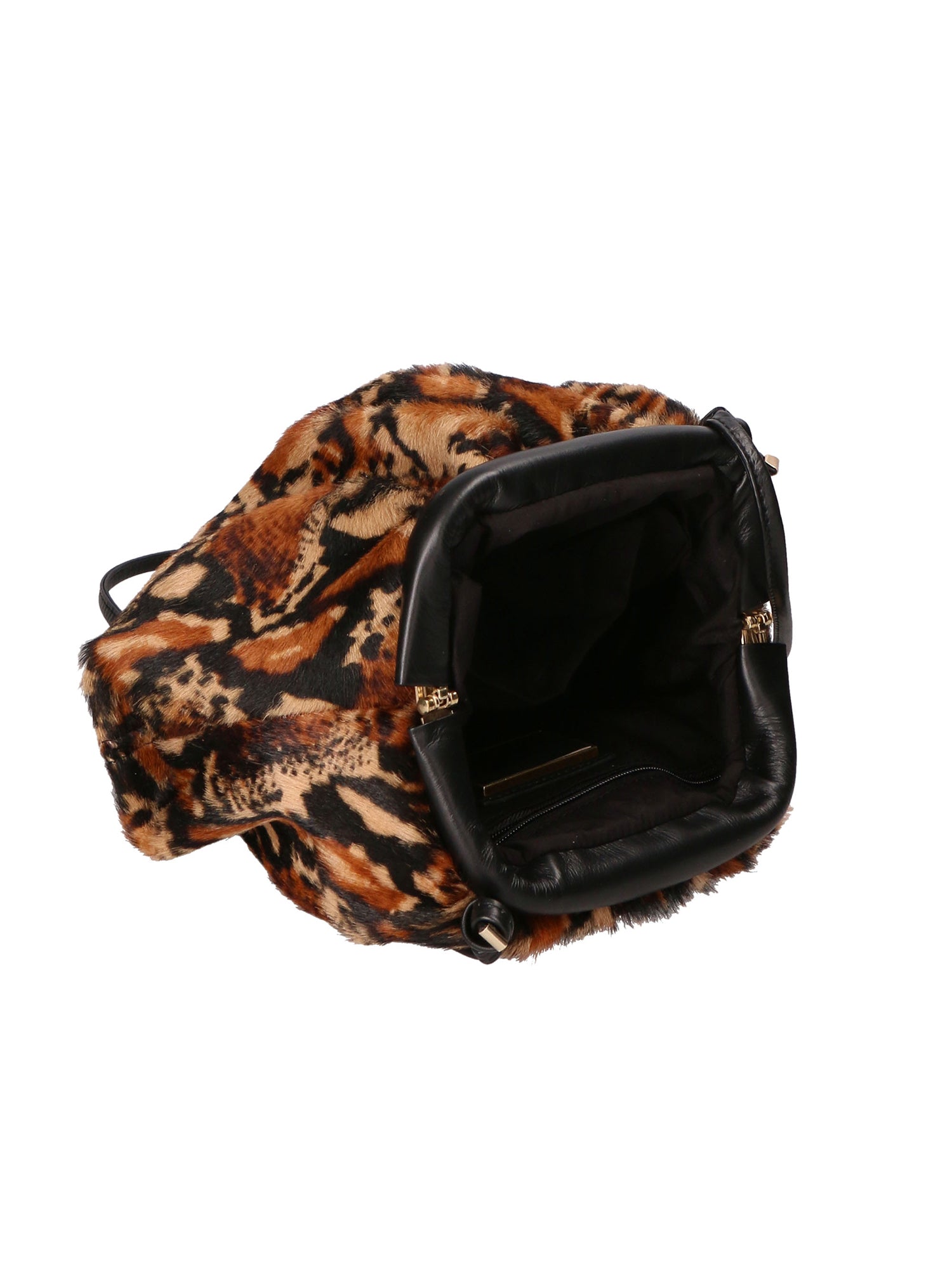 Astrid Borsa a spalla da donna Vera pelle 05476-NERO PITONE CUOIO 007 Gave Lux