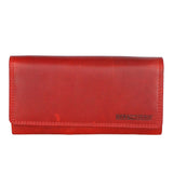 Portafoglio da uomo in vera pelle RFID HILB-V-102-ROSSO Hill Burry