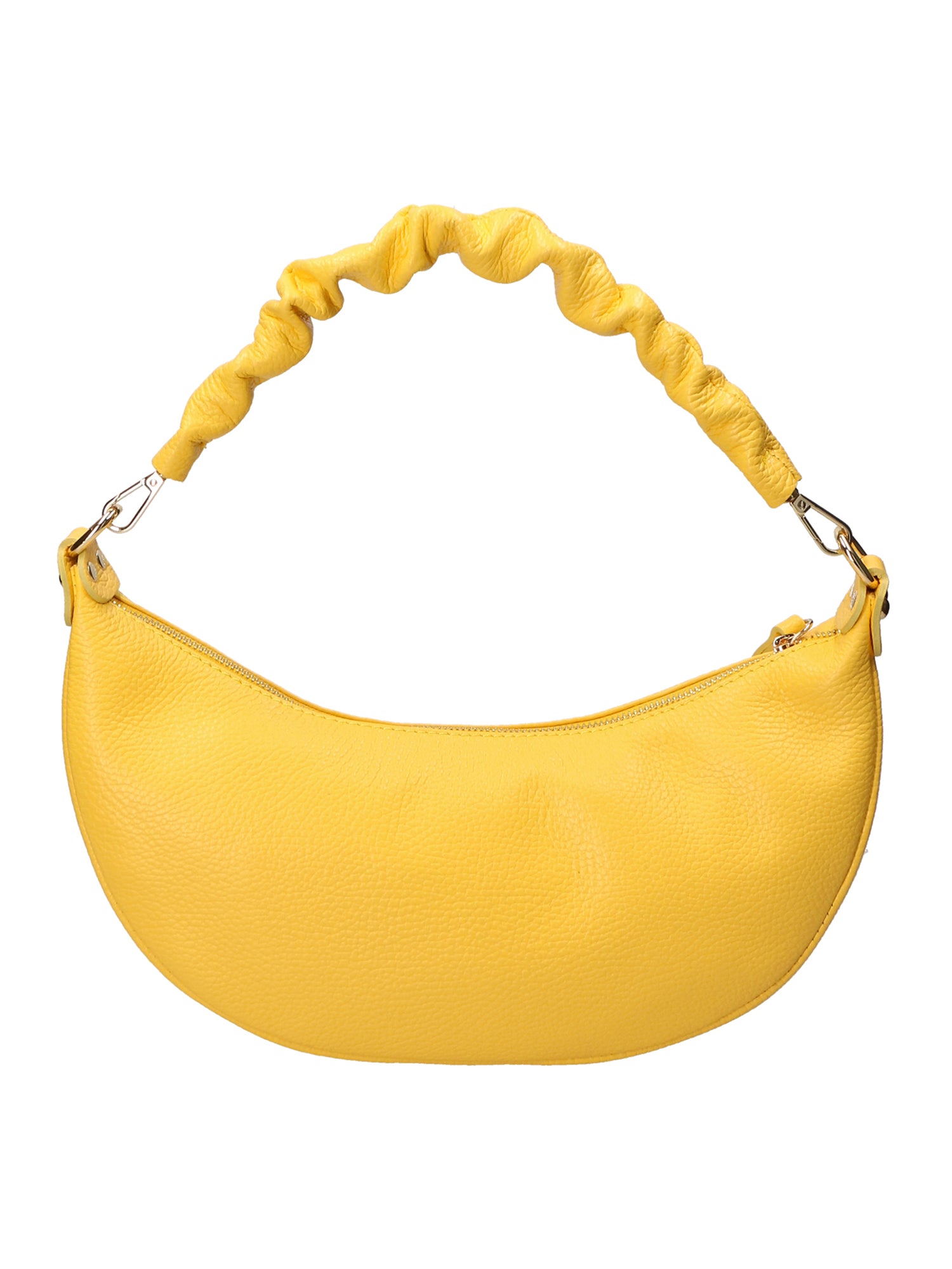 Ida Borsa a spalla da donna Vera pelle 05916-C65 GIALLO Gave Lux