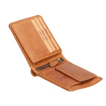 Portafoglio uomo in vera pelle RFID HILB-5126-CUOIO Hill Burry