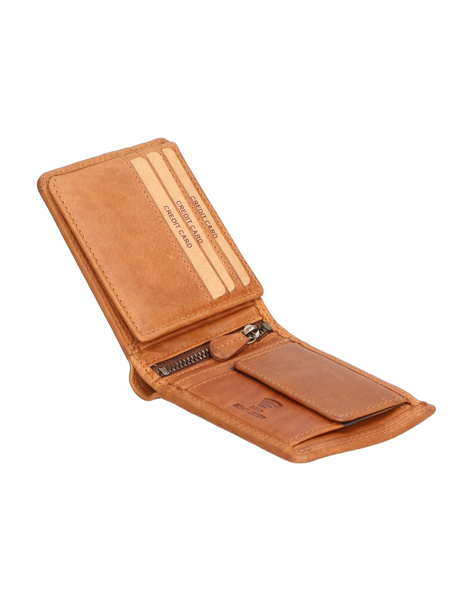 Portafoglio uomo in vera pelle RFID HILB-5126-CUOIO Hill Burry