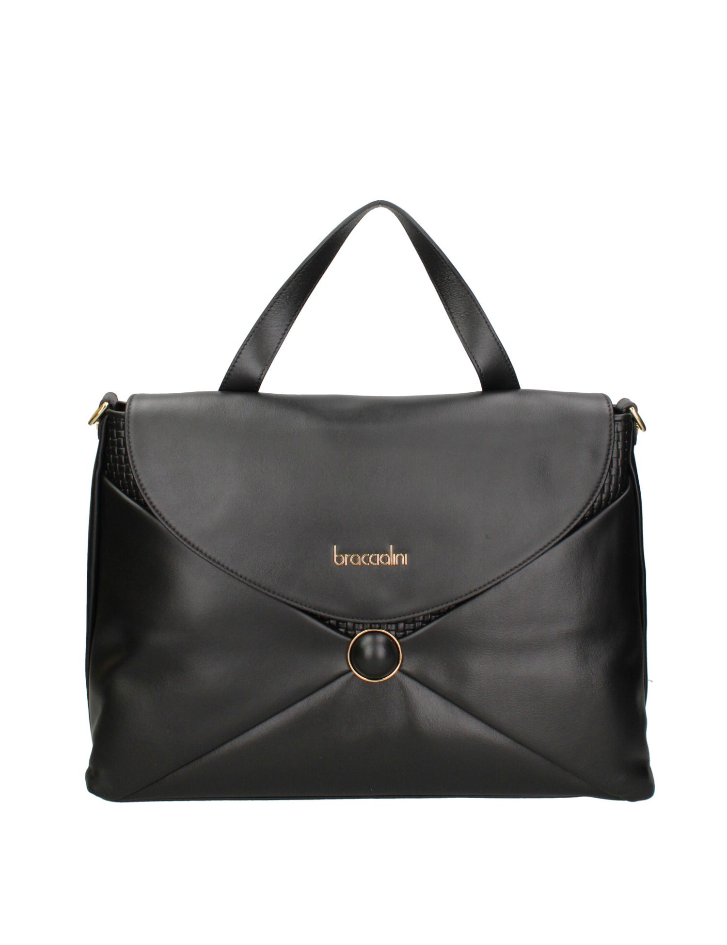 Edera Ultra Borsa a mano da donna 100% pelle B17202-NERO Braccialini
