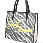 Zarina Borsa a spalla da donna Tela e Vera Pelle 5370-11-NERO Gave Lux