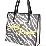 Zarina Borsa a spalla da donna Tela e Vera Pelle 5370-11-NERO Gave Lux