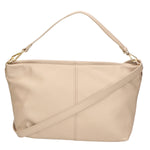 Ginevra Borsa a spalla da donna Vera pelle 05936-S05 TAUPE CHIARO Gave Lux