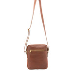 Borsa a tracolla uomo vera pelle Made in Italy 4313-MARRONE Alessia Firenze