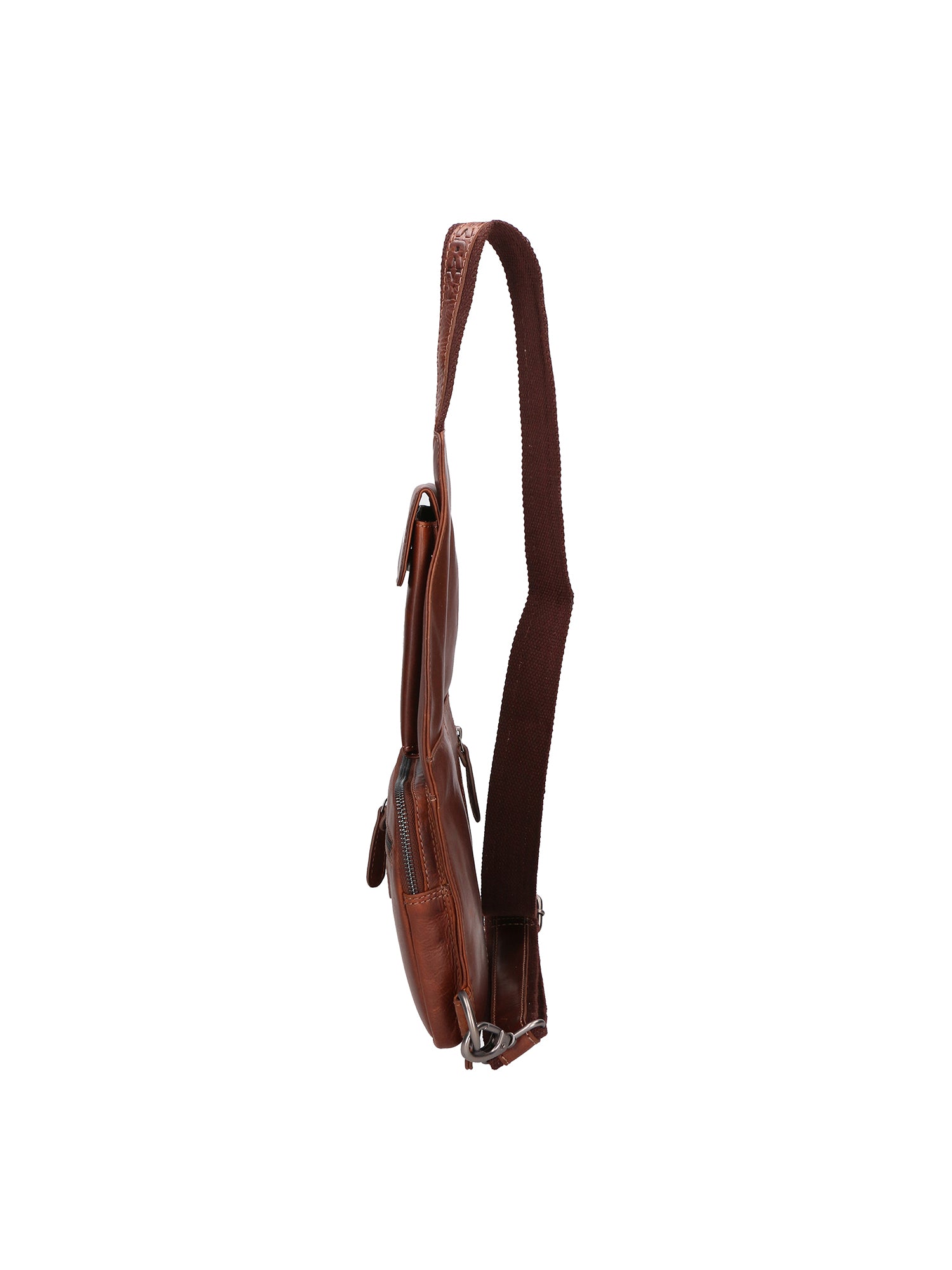 Marsupio da uomo in vera pelle Casual HILB-3338-T.MORO Hill Burry