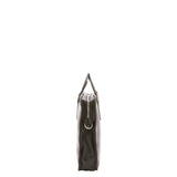 Borsa a mano unisex in vera pelle Made in Italy 4410-NERO Alessia Firenze
