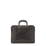 Borsa a mano unisex in vera pelle Made in Italy 4410-NERO Alessia Firenze