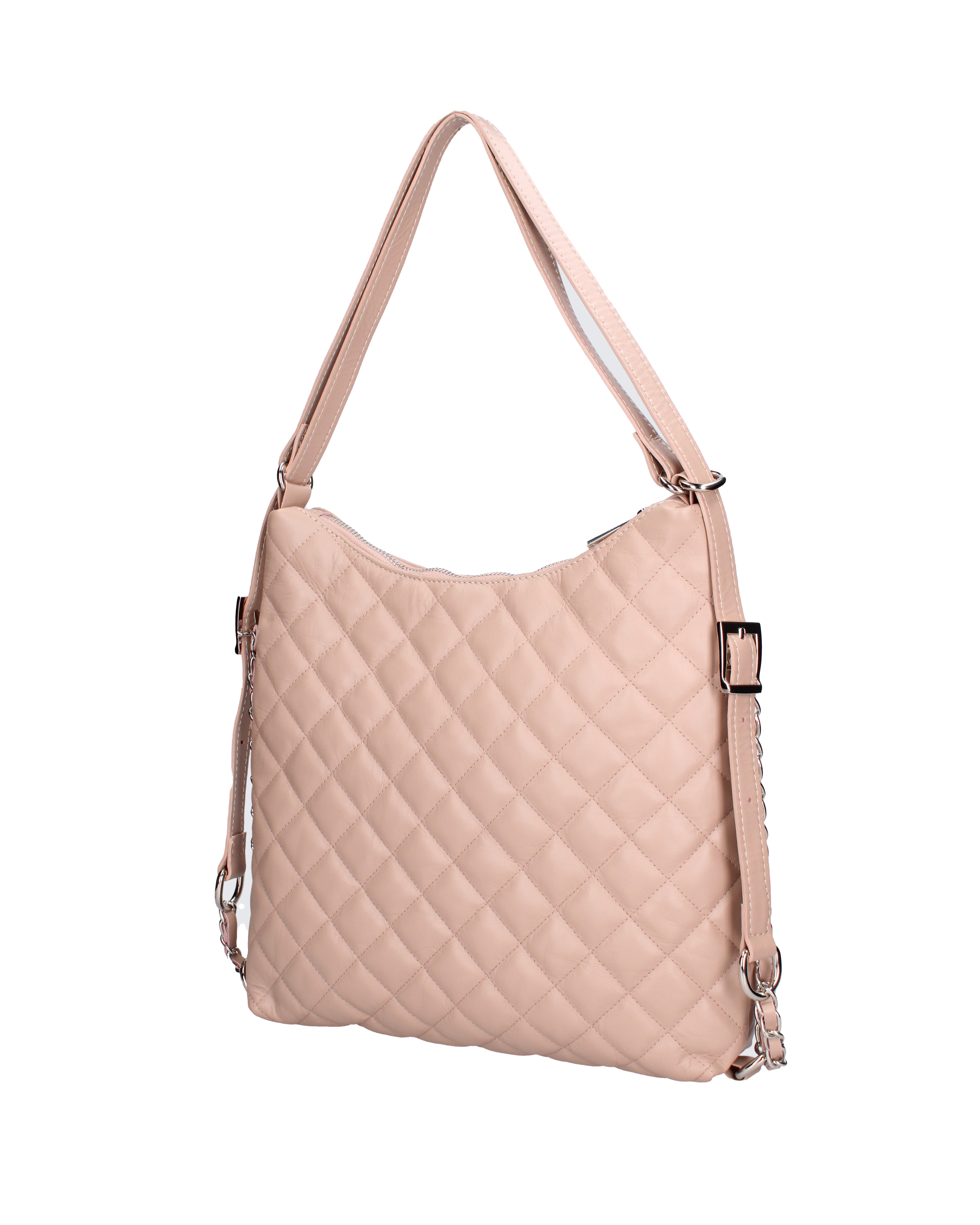 Borsa a spalla convertibile in zaino Vera pelle 07144-S68 NUDO Roberta Rossi