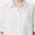 Blusa in 86 Lyocell 14 Poliestere Bianco