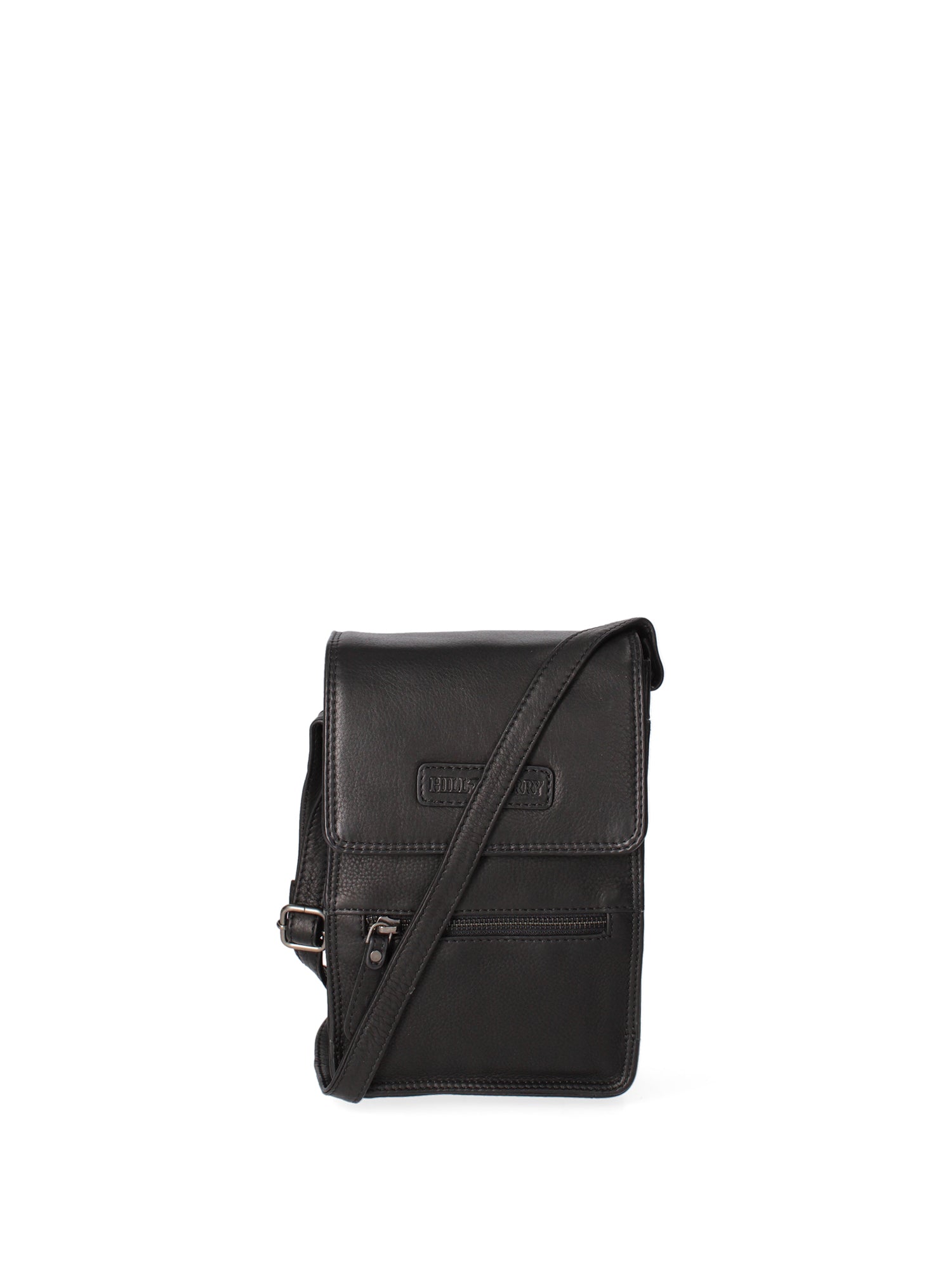 Borsa a tracolla uomo in vera pelle RFID HILB-2632-NERO Hill Burry
