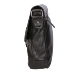 Borsa a tracolla unisex vera pelle 100% pelle SN5861547-BLACK Santini Firenze