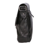 Borsa a tracolla unisex vera pelle 100% pelle SN5861547-BLACK Santini Firenze