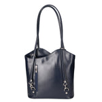 Fabiola Borsa a spalla da donna 100% pelle 9039-BLU Gave Lux