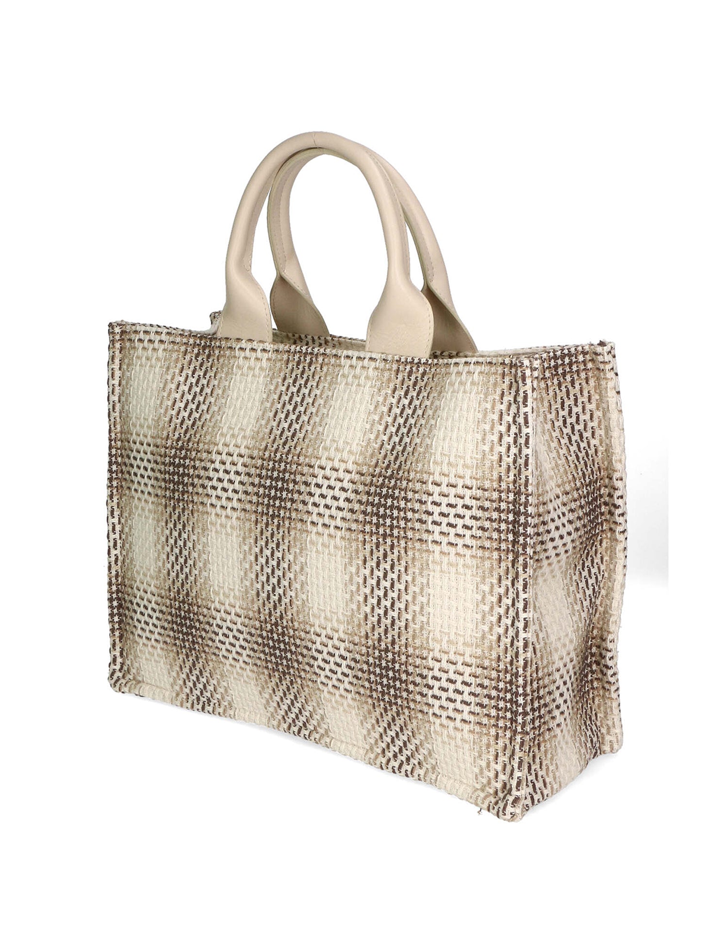 Alicia Borsa a spalla da donna Cotone e pelle 05086-05 TAUPE CHIARO Gave Lux