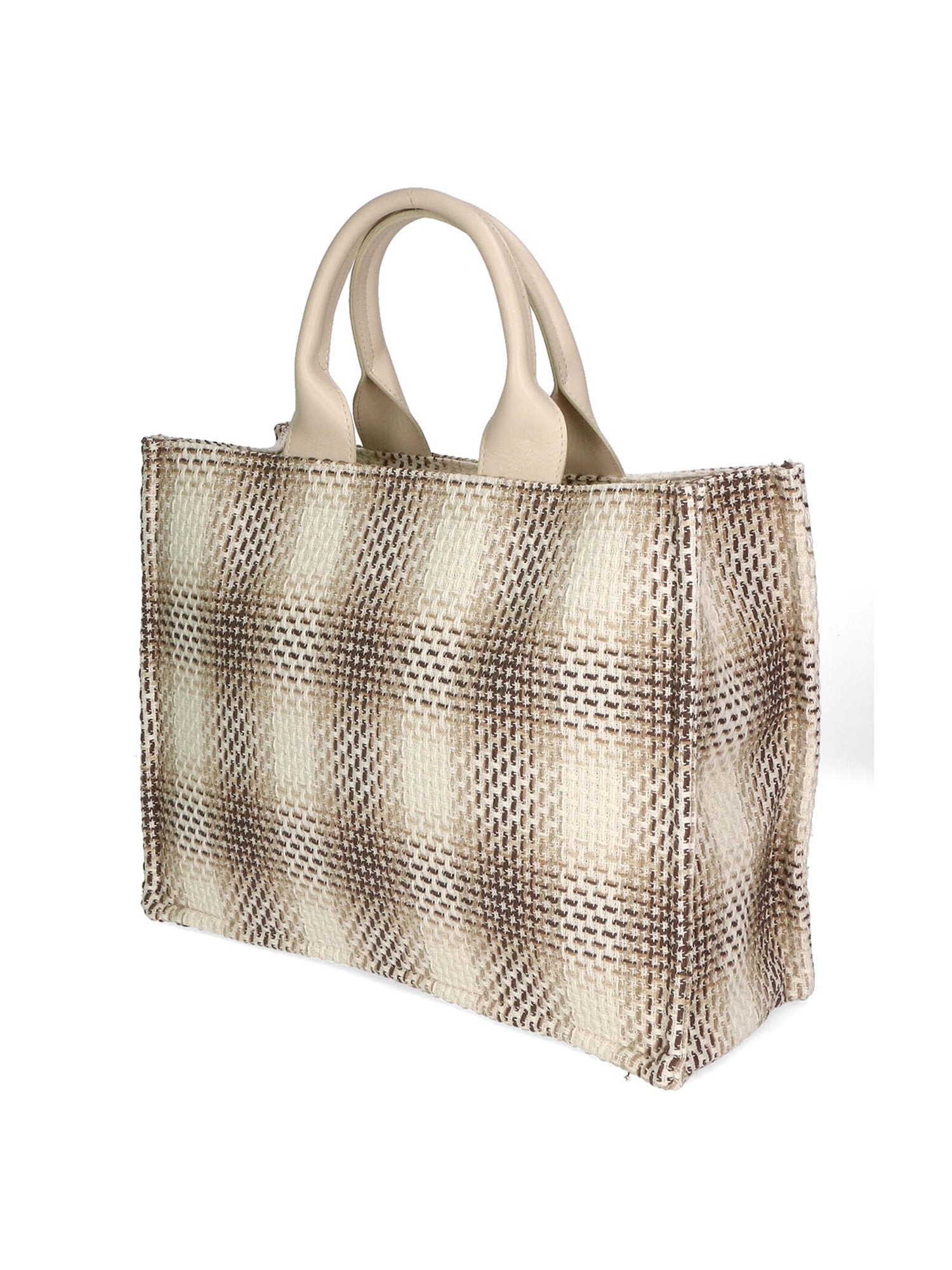 Alicia Borsa a spalla da donna Cotone e pelle 05086-05 TAUPE CHIARO Gave Lux