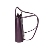 Fabiola Borsa a spalla da donna 100% pelle 9039-VIOLA PURPLE Gave Lux