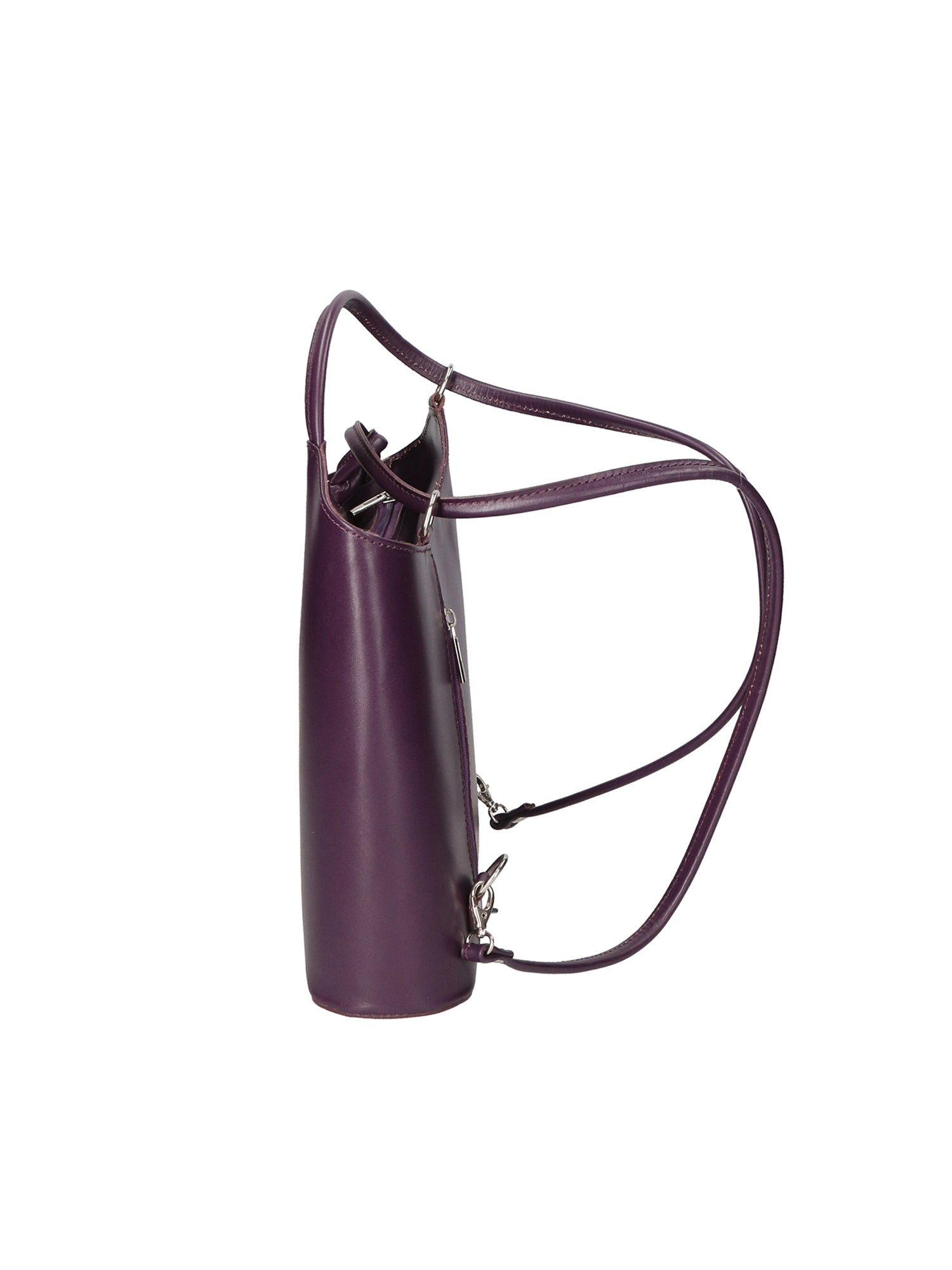 Fabiola Borsa a spalla da donna 100% pelle 9039-VIOLA PURPLE Gave Lux