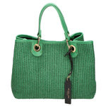 Borsa a mano da donna Paglia & Pelle MYB-05167-SS-529+D47 VERDE MELA My Best Bag