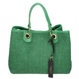 Borsa a mano da donna Paglia & Pelle MYB-05167-SS-529+D47 VERDE MELA My Best Bag