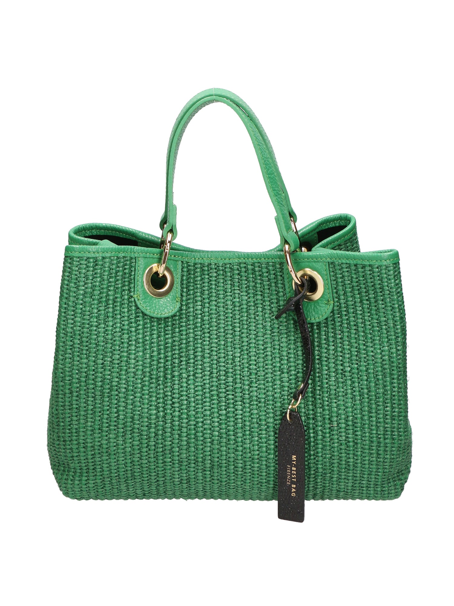Borsa a mano da donna Paglia & Pelle MYB-05167-SS-529+D47 VERDE MELA My Best Bag