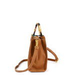 Borsa a mano da donna 100% pelle vegana PU GGB019CGN Gabriella G Firenze