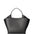 Borsa a mano da donna 100% pelle riciclata 07226-Nero Viola Castellani