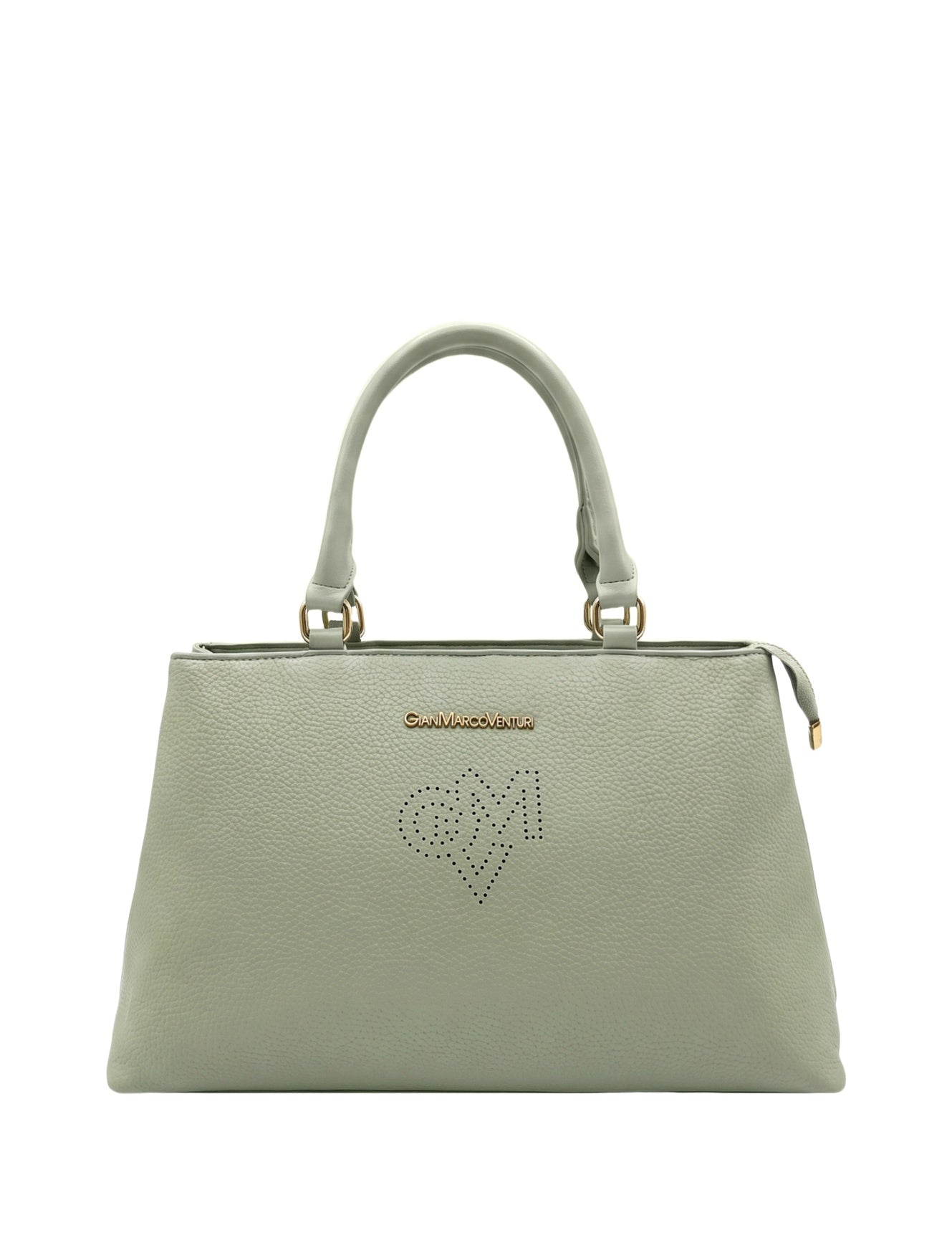 Borsa a Spalla in Pvc Verde