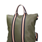 Borsa a mano convertibile in zaino da donna In Vera pelle Made in Italy 43x38x12 cm