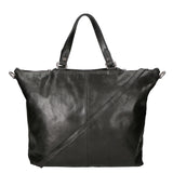 Elisamaria Borsa a spalla da donna Vera pelle 80055-NERO Gave Lux