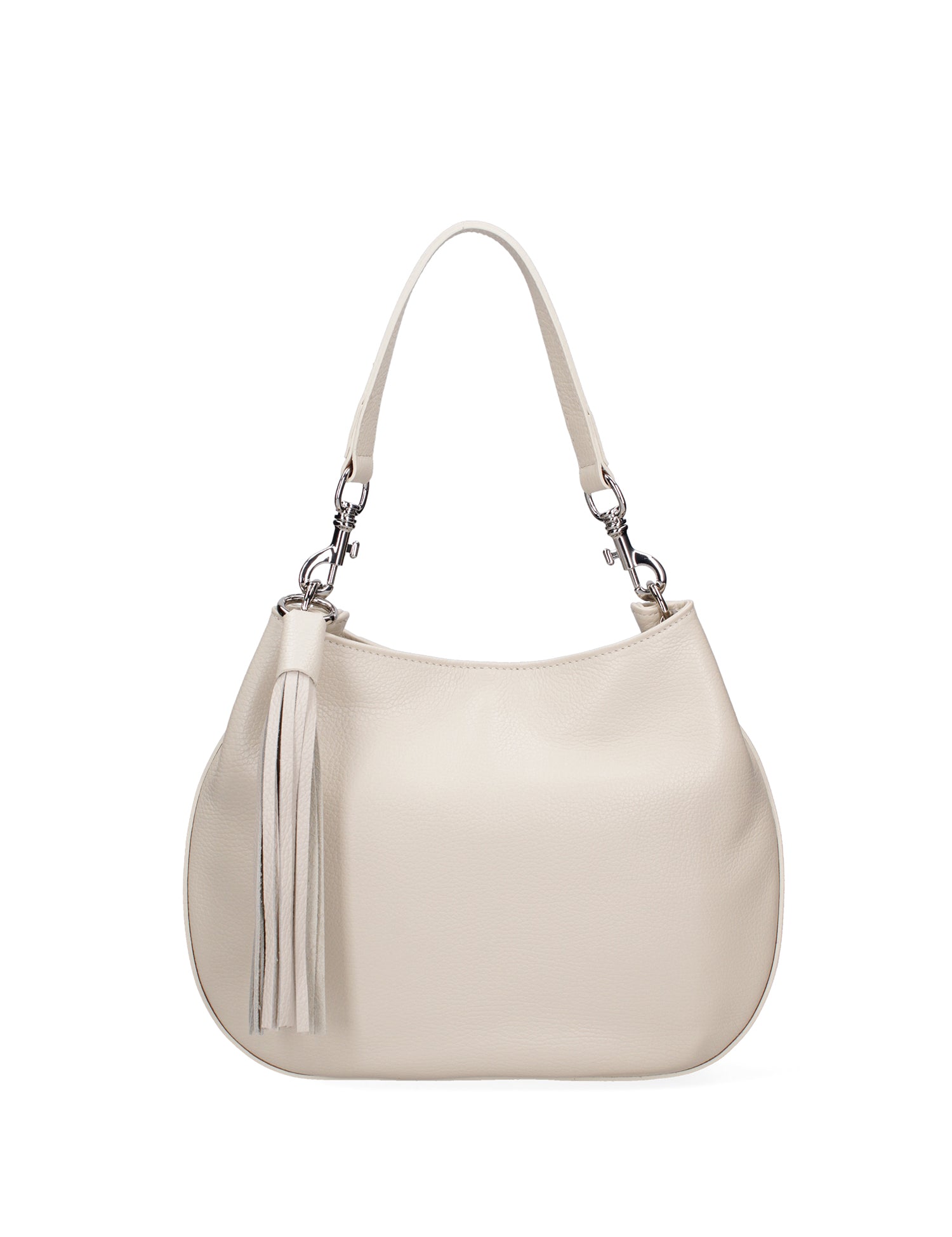 Borsa a spalla da donna Vera pelle 07316-D37 LATTE Roberta Rossi
