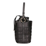 Borsa a mano da donna Vera pelle MYB-6009-FW-28 NERO My Best Bag