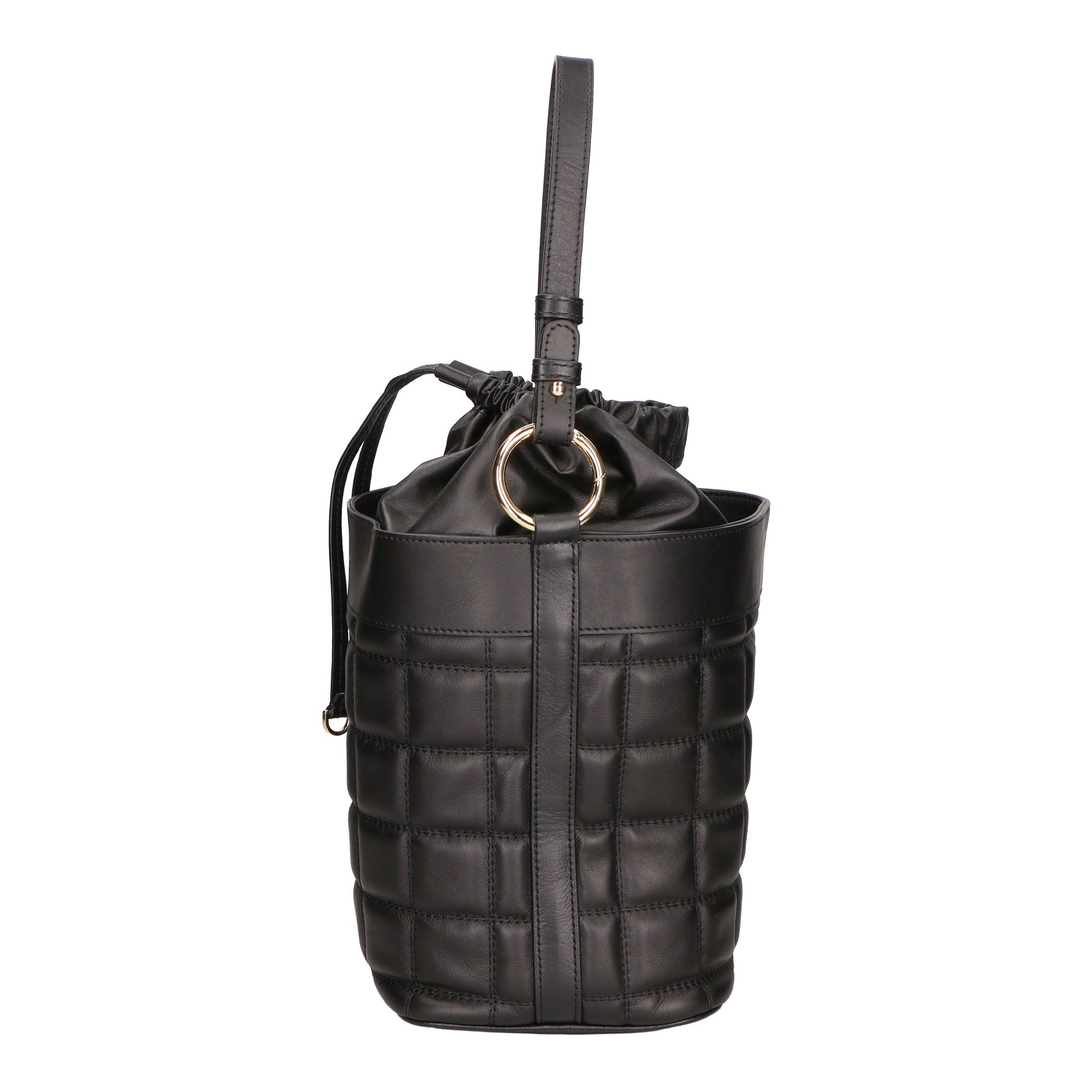Borsa a mano da donna Vera pelle MYB-6009-FW-28 NERO My Best Bag