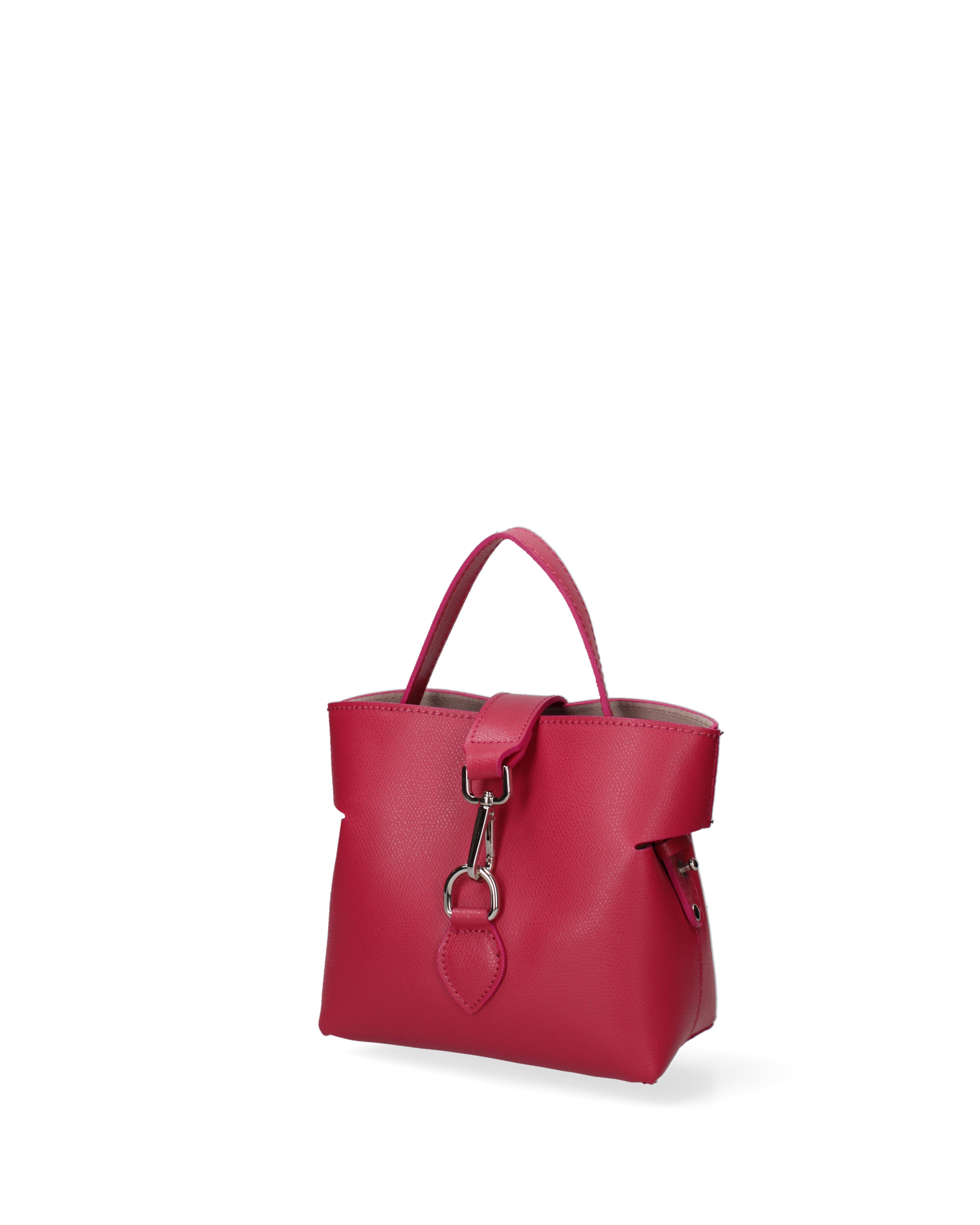 Modena Borsa a mano da donna Vera pelle 07380-PL02 FUXIA Gave Lux