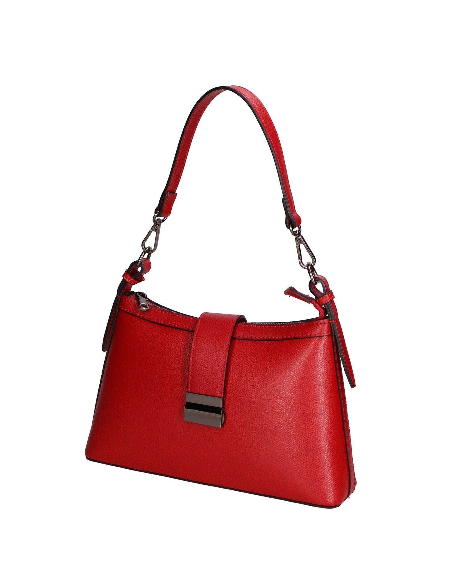 Aurelia Borsa a spalla da donna Vera pelle 05694-PL08 ROSSO Gave Lux