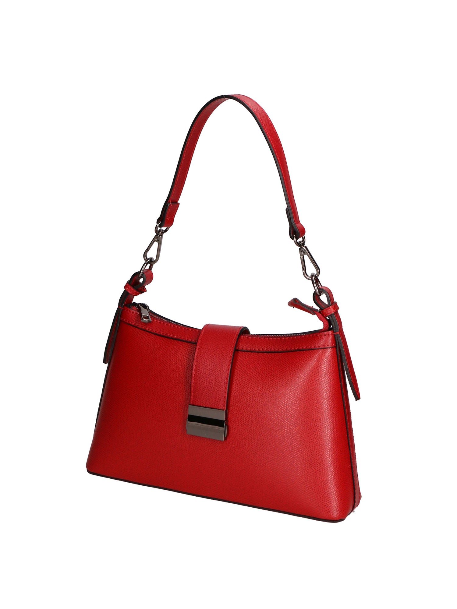 Aurelia Borsa a spalla da donna Vera pelle 05694-PL08 ROSSO Gave Lux